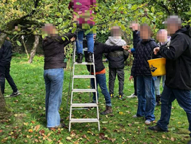 Bäume pflanzen auf Gut Morhard